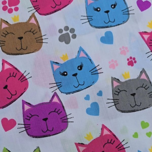 Colourful Kitty Scrunchie - Size: XL - Image 2