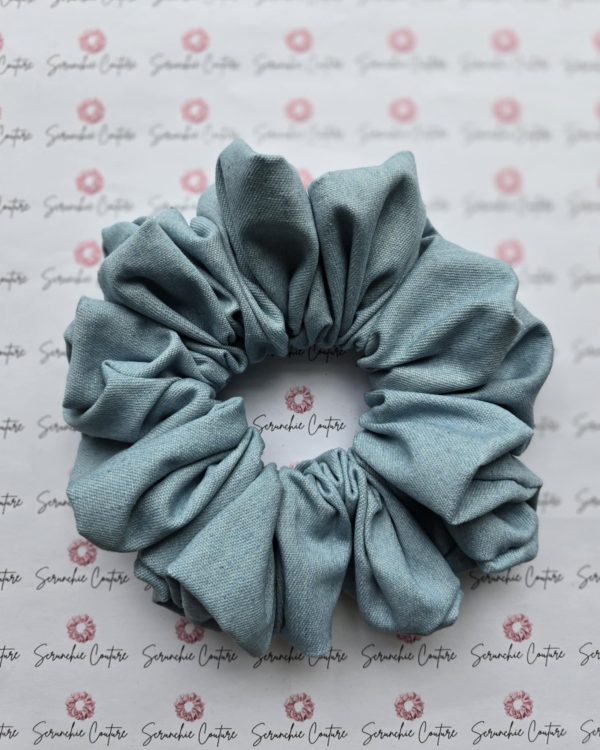 Light Denim Scrunchie - Size: XL (XTRA FRILL) - Image 2