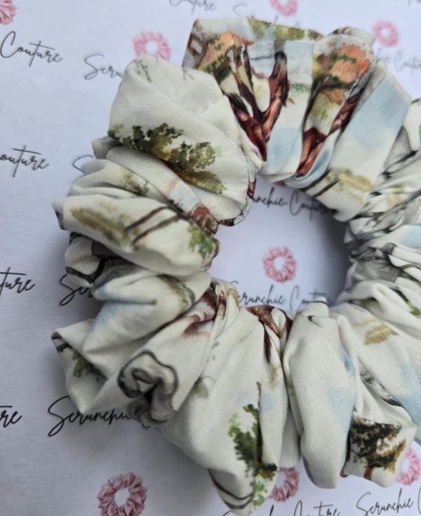 Dreamy Horse Print Scrunchie - Size: Regular - Image 3