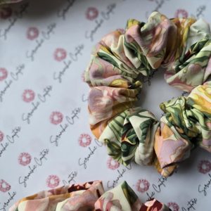 Beautiful Floral Scrunchie - Size: Regular