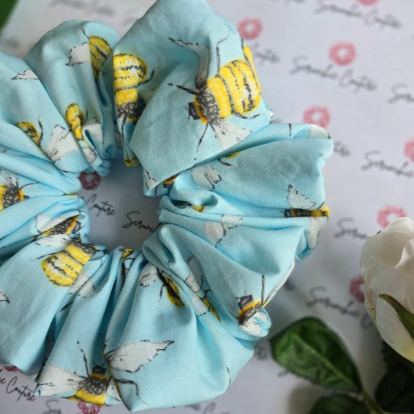 Sky Blue Bumblebee Scrunchie - Size: XL - Image 6