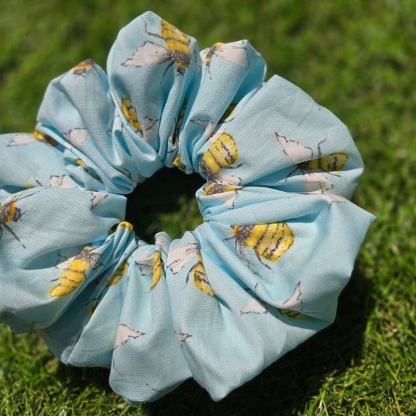 Sky Blue Bumblebee Scrunchie - Size: XL - Image 5