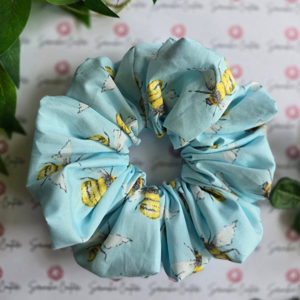 Sky Blue Bumblebee Scrunchie - Size: XL - Image 7