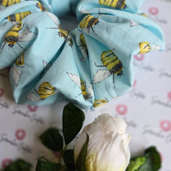 Sky Blue Bumblebee Scrunchie - Size: XL - Image 4