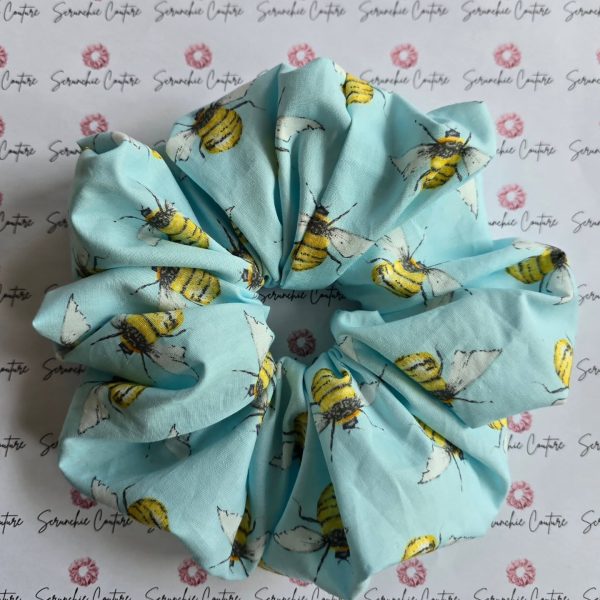 Sky Blue Bumblebee Scrunchie - Size: XXL - Image 7