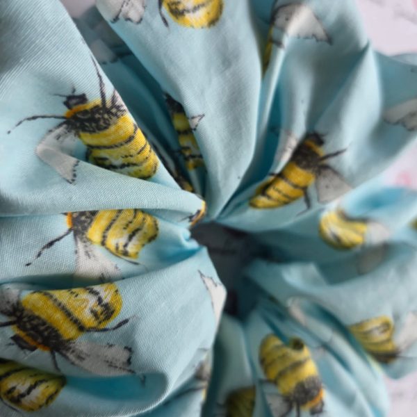 Sky Blue Bumblebee Scrunchie - Size: XXL - Image 6