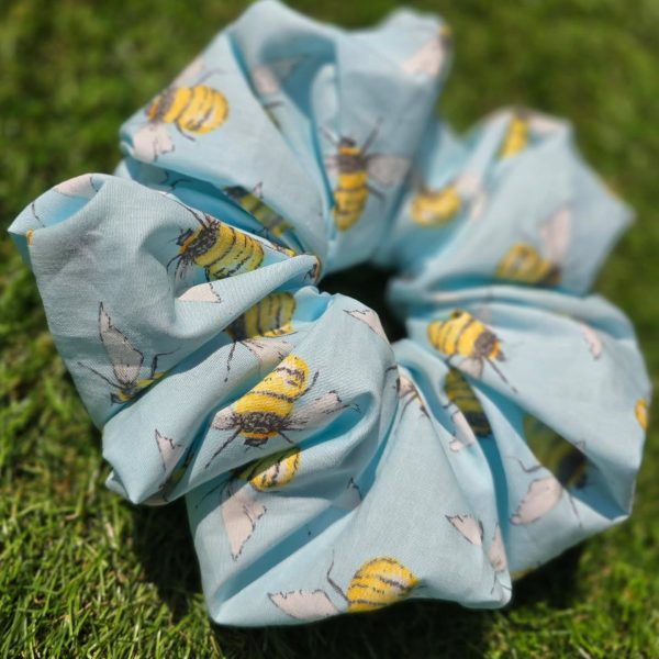 Sky Blue Bumblebee Scrunchie - Size: XXL - Image 2