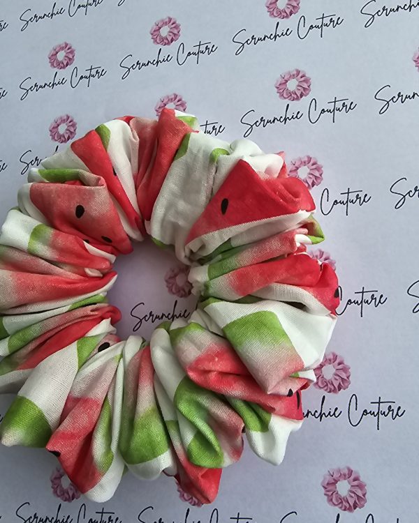 Watermelon Scrunchie - Size: Regular