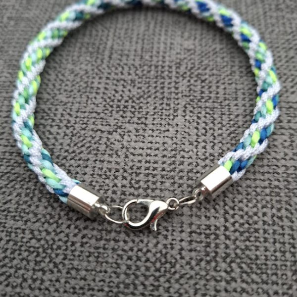 Bracelet 8 inch (Blue and Green) - Image 2