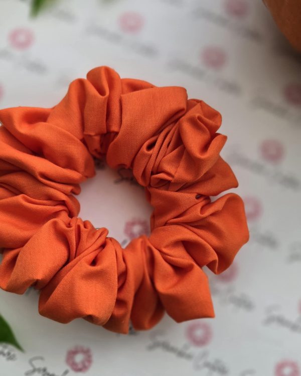 Orange Scrunchie - Size: Regular - Image 3