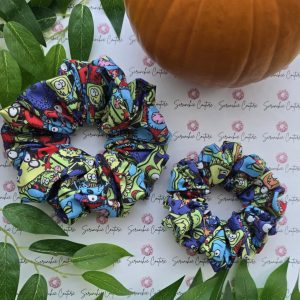 Monster Print Scrunchie - Size: Regular