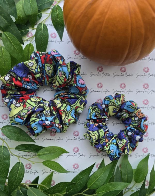 Monster Print Scrunchie - Size: Regular