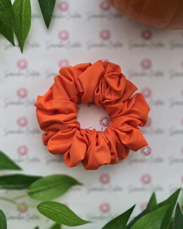 Orange Scrunchie - Size: Regular - Image 4