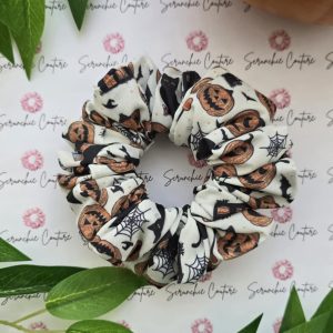 Off White Halloween Print Scrunchie - Size: Regular