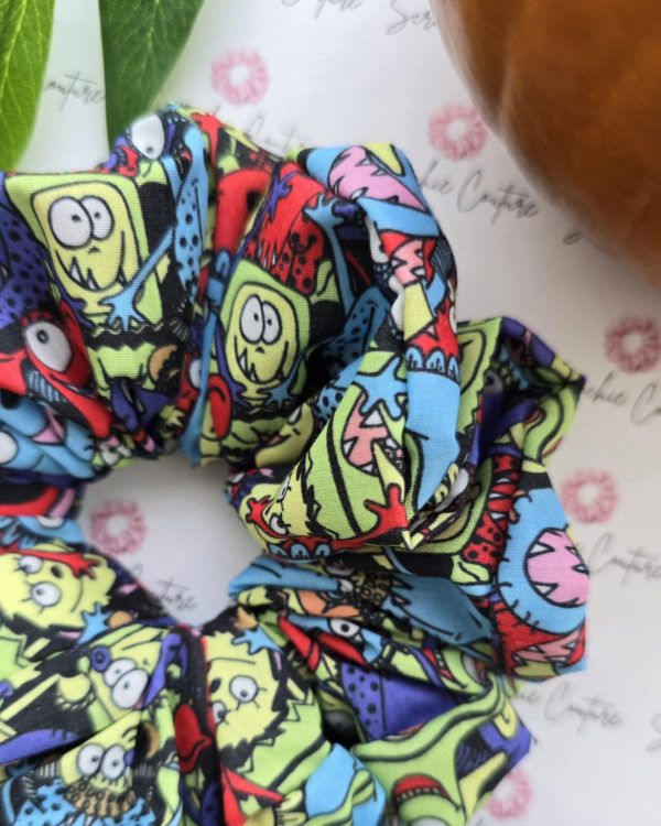 Monster Print Scrunchie - Size: XL - Image 3