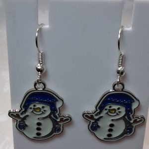 Snowman Earrings