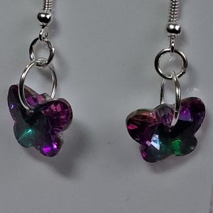 Crystal Butterfly Earrings