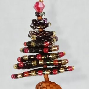 Small  Beaded Christmas Tree