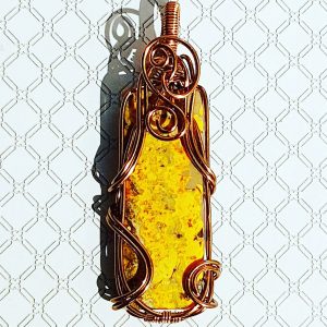 Bumblebee jasper pendant