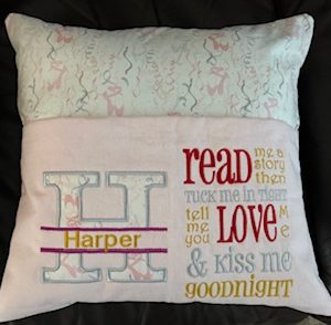 Reading cushion - Read Me A Story (Personalised)