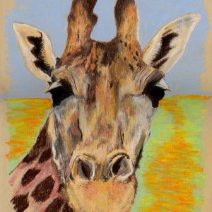 Happy Giraffe - artwork print