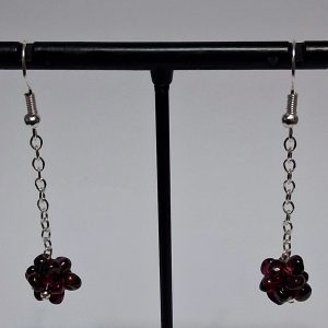 Garnet earrings