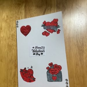 Valentines Card’s Handmade Greeting Card’s 50p Each By P Williams