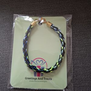 Bracelet 7 inch (Black, Blue and Green)
