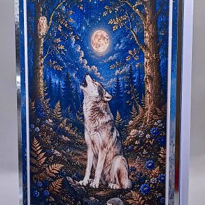 Wolf Birthday card