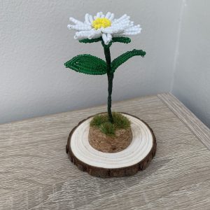 Single Daisy - French Beaded